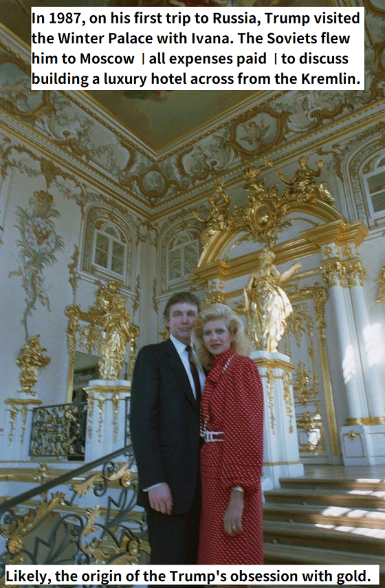 Origin of Trump gold obsessio